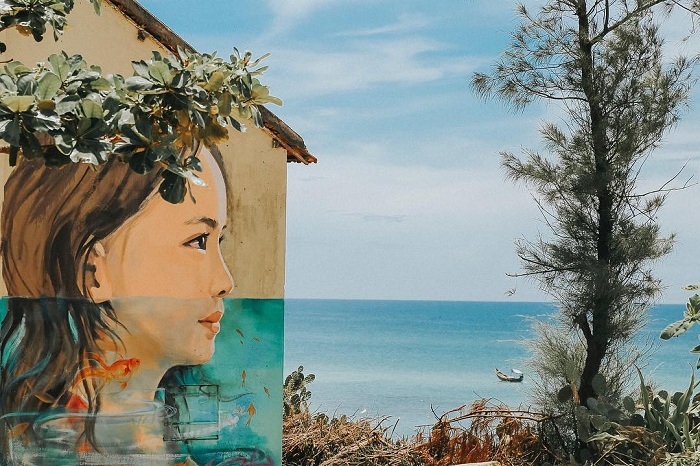 Tam Thanh is a beautiful mural village in Vietnam