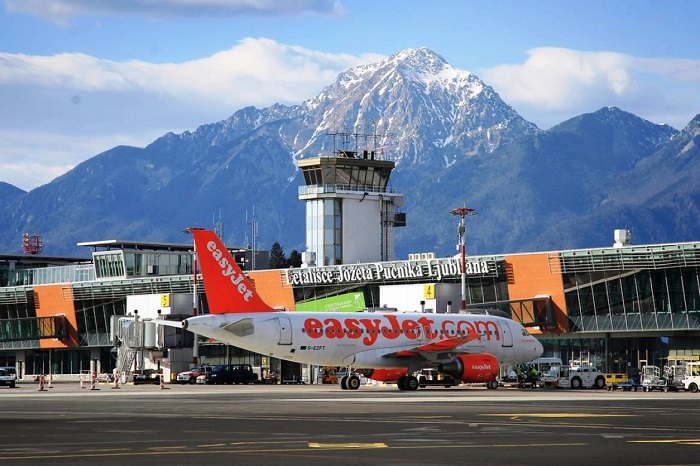 Sân bay Ljubljana du lịch Slovenia