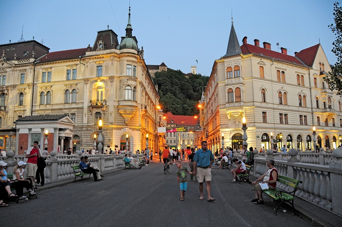 Thủ đô Ljubljana du lịch Slovenia