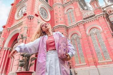 Ngọt lịm tim vẻ đẹp của những nhà thờ màu hồng ở Việt Nam, chụp bao nhiêu ảnh vẫn chưa thấy đủ