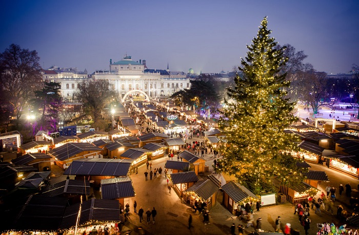 Chợ Giáng sinh ở Vienna, Áo - chợ Giáng Sinh ở Châu Âu 2022