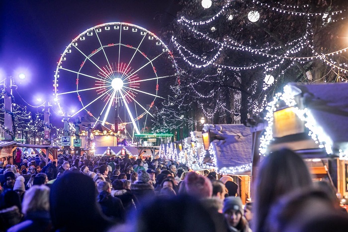Chợ Giáng sinh ở Brussels, nước Bỉ chợ Giáng Sinh ở Châu Âu 2022