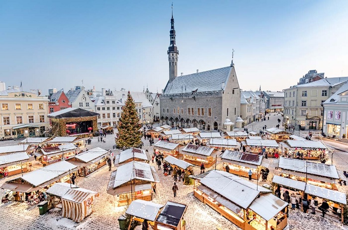 Chợ Giáng sinh ở Tallinn, Estonia - chợ Giáng Sinh ở Châu Âu 2022