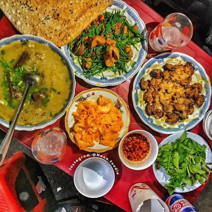 Phố ẩm thực Ngô Văn Sở  địa điểm chơi đêm ở Quy Nhơn 