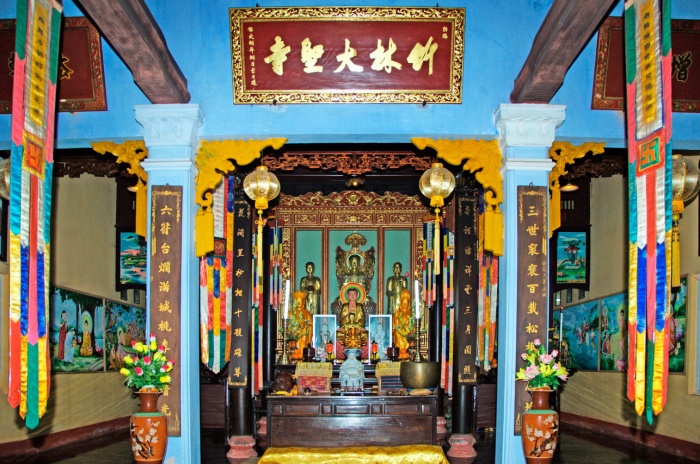 Lối vào chùa Trúc Tâm Huế  rất đẹp 