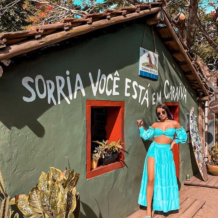 Quận Caraiva của thành phố Porto Seguro Brazil 