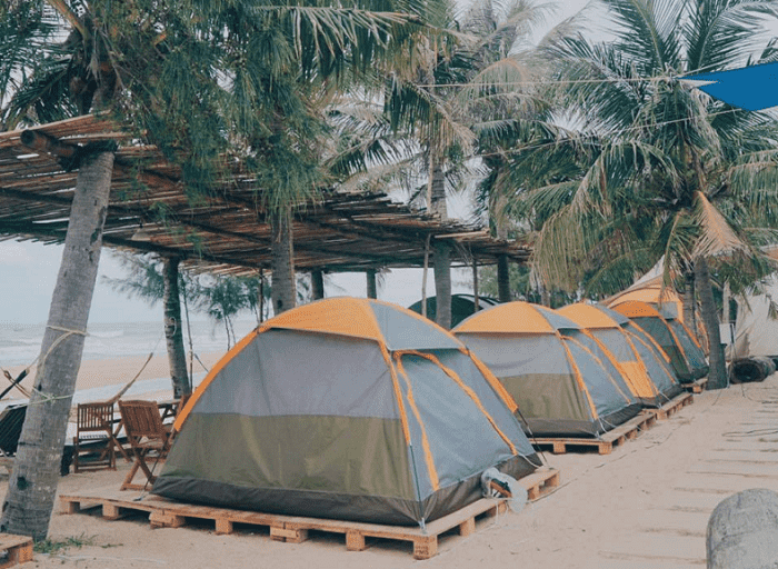 địa điểm cắm trại ở Thanh Hoá - biển Hải Tiến