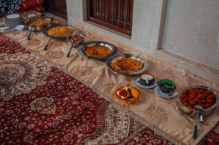 Đồ ăn tại trung tâm văn hóa Sheikh Mohammed