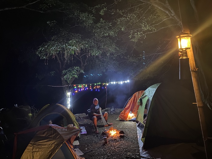 Cắm trại ở khu du lịch sinh thái Hàn Tam Đẳng  