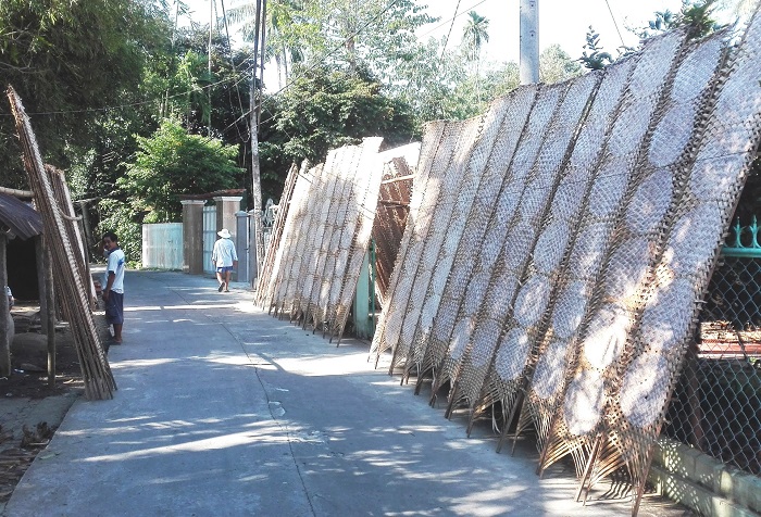 làng nghề bánh tráng Thuận Hưng thu hút du khách ở Cần Thơ