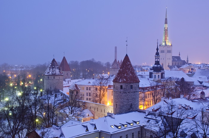Lâu đài Toompea ở Tallinn - du lịch Estonia