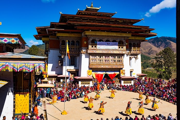 Tham gia lễ hội Wangdue Phodrang Dzong khi du lịch Wangdue Phodrang