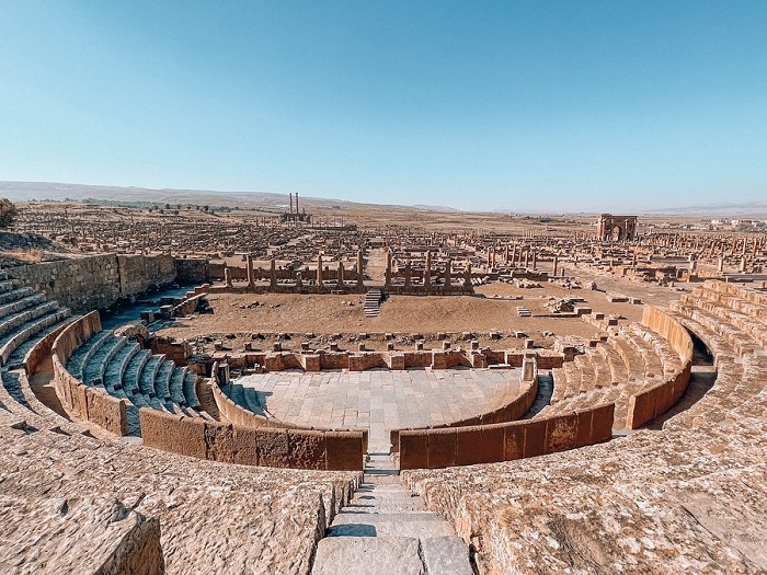 Nhà hát ở thành phố Timgad Algeria