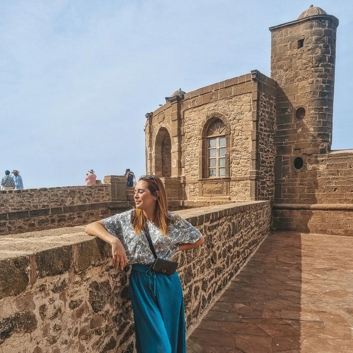 Pháo đài Portugaises ở thị trấn Essaouira Maro