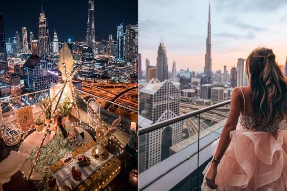 Trải nghiệm khách sạn Shangri La Dubai có tầm nhìn ấn tượng ra tòa nhà cao nhất thế giới