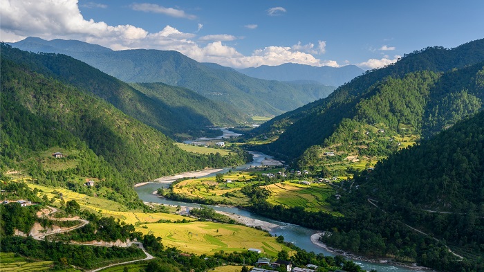 Những thung lũng đẹp ở Bhutan - Thung lũng Punakha