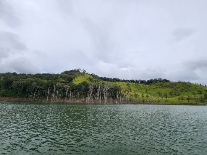 Scenery of Thuong Kon Tum hydroelectric lake