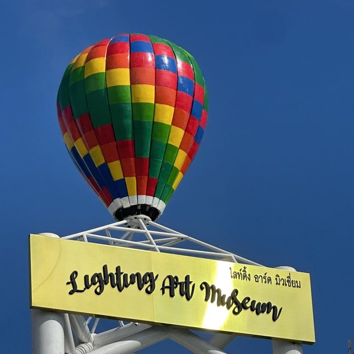 Bảo tàng nghệ thuật ánh sáng và vườn khinh khí cầu tại Thái Lan – tọa độ vàng khám phá văn hóa đặc sắc