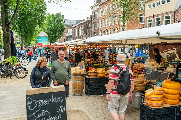 Chợ hàng tuần Lindengrachtmarkt  - địa điểm du lịch Amsterdam