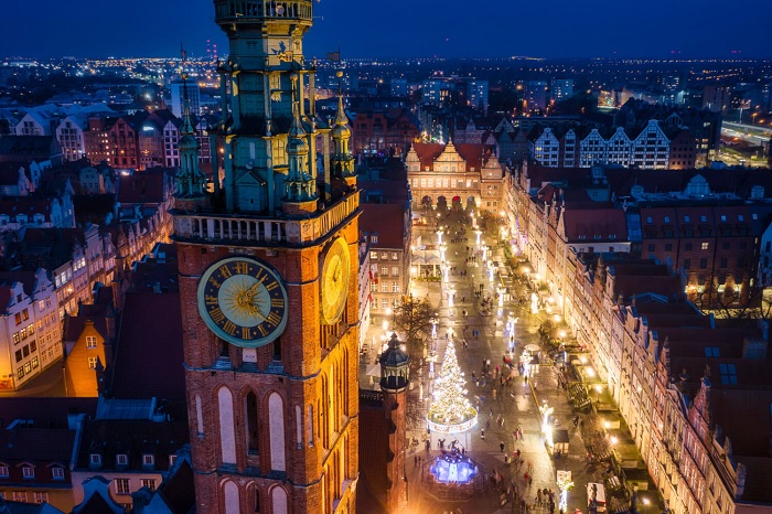 Gdansk là một thành phố tuyệt vời để ghé thăm ở Ba Lan mùa Giáng sinh - chợ giáng sinh Gdansk