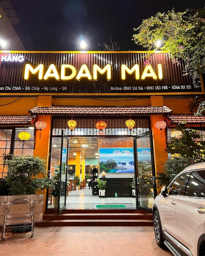 nhà hàng hải sản ở Quảng Ninh - Madam Mai