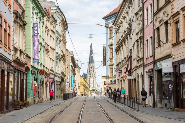 Phố cổ Olomouc là điểm tham quan ở thành phố Olomouc