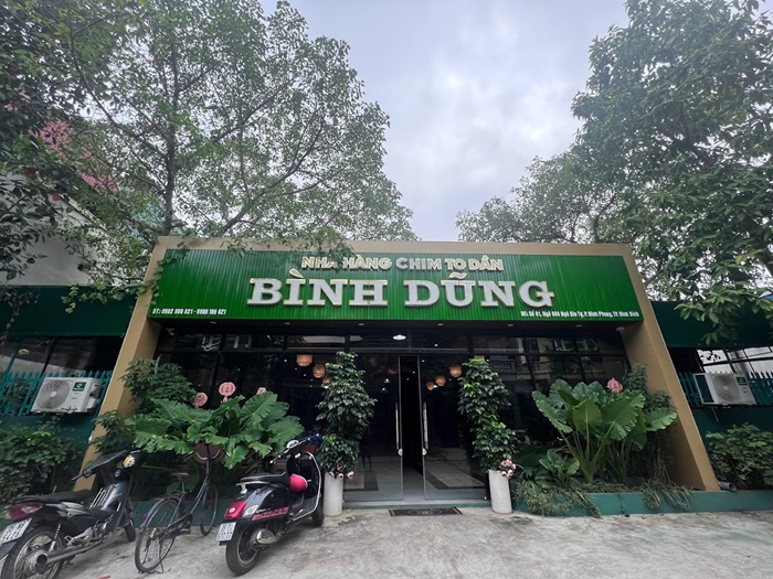 Night eatery in Ninh Binh - Binh Dung the birds are getting bigger