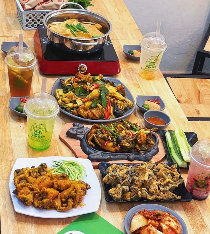 Delicious hot pot restaurant in Bac Ninh - Frog Bin