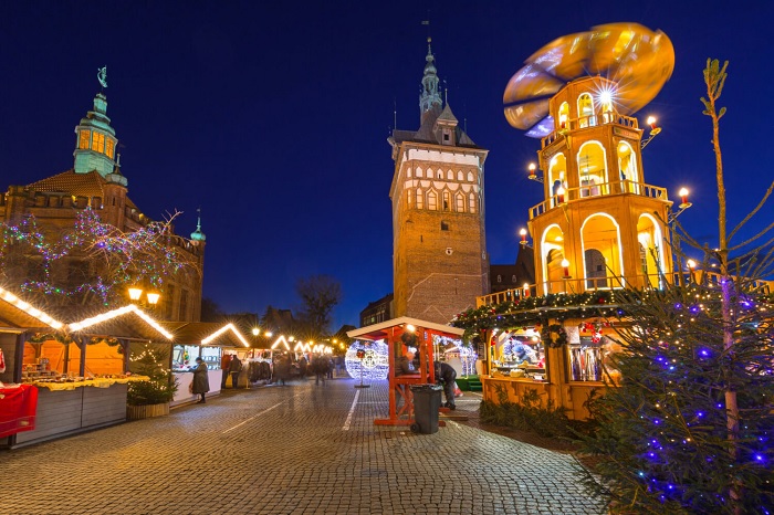 Hội chợ sẽ có 155 gian hàng với những món quà, đồ trang trí độc đáo - chợ giáng sinh Gdansk