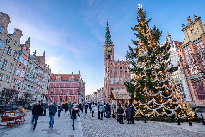chợ giáng sinh Gdansk là nơi bạn có thể thực sự trải nghiệm không khí Giáng sinh!