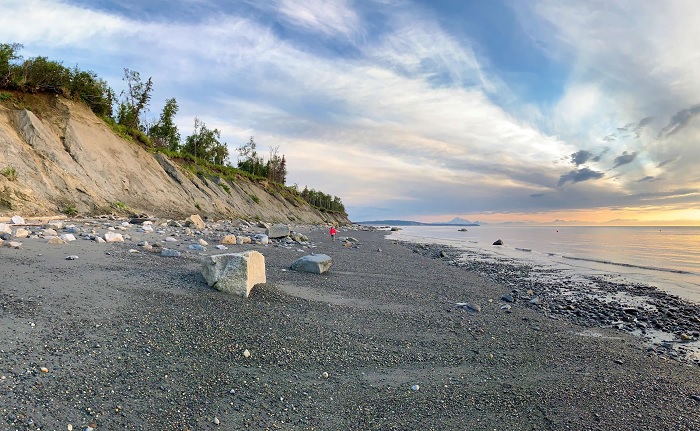 Những bãi biển dọc theo đường cao tốc giữa Soldotna Bán đảo Kenai Alaska