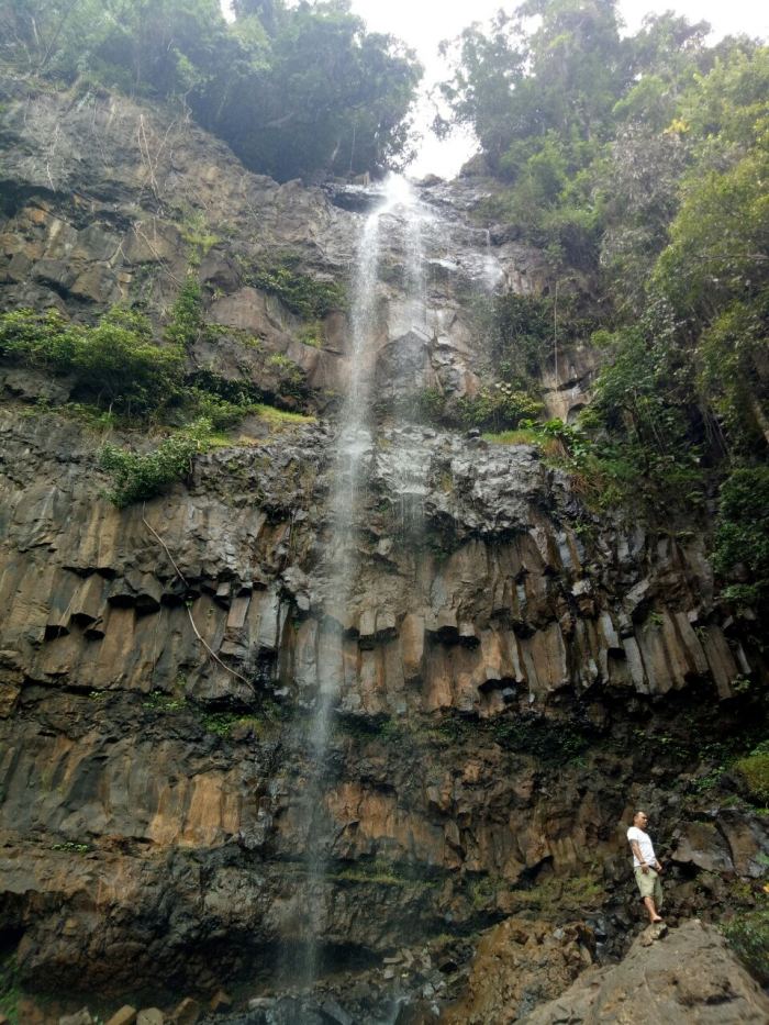 The height of Dak Bok waterfall