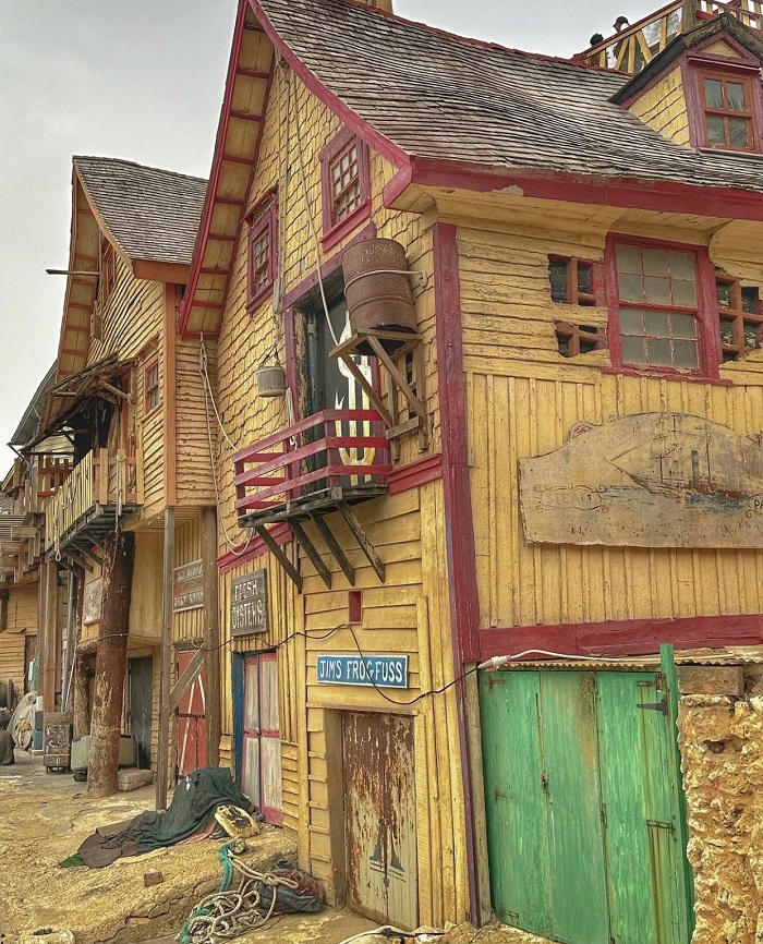 Những ngôi nhà là bối cảnh phim Làng Popeye