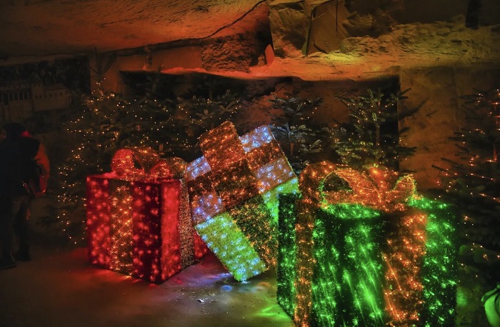 Giáng sinh ở Valkenburg trong hang động