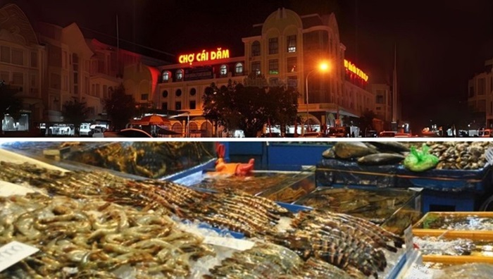 chợ hải sản ở Quảng Ninh - Chợ hải sản Cái Dăm