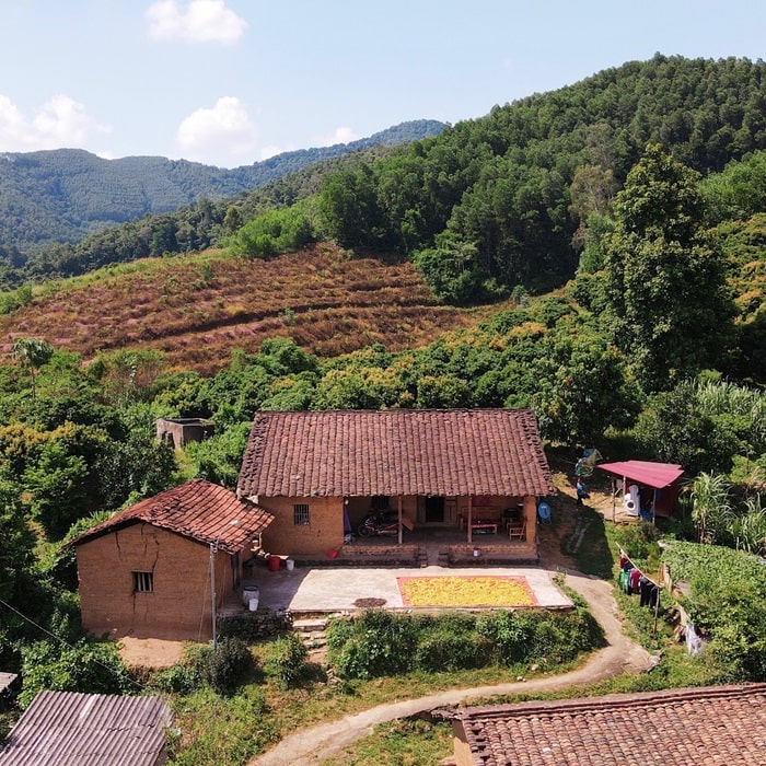 làng cổ Bắc Hoa Lục Ngạn Bắc Giang - đường đi