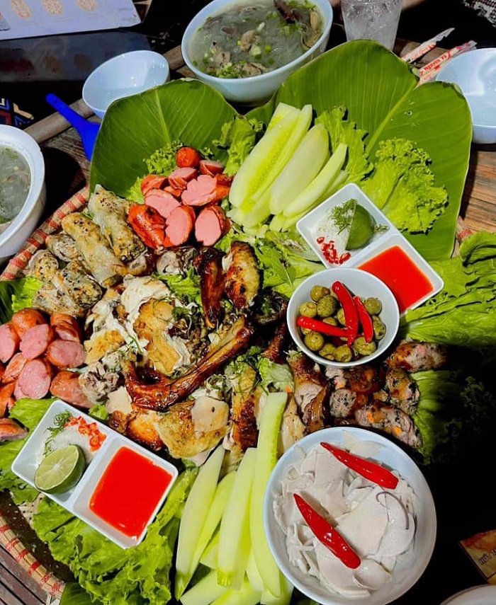 Ngự Hoa Viên Thái Nguyên phục vụ nhiều món ngon đặc sản