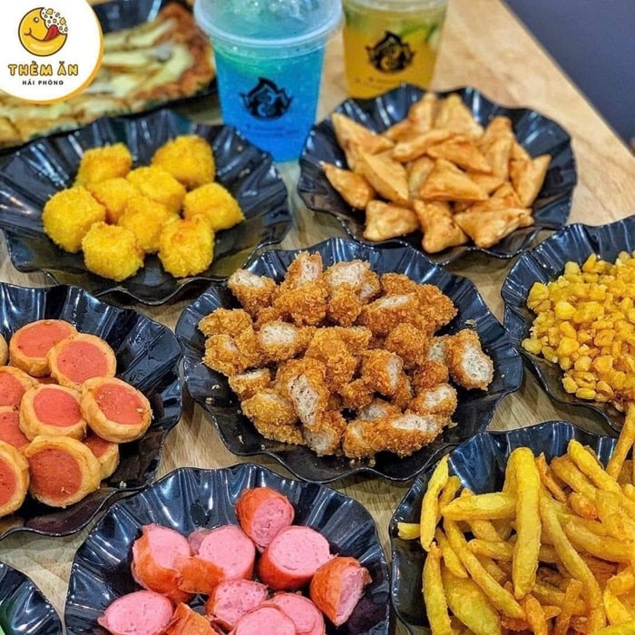 quán ăn vặt ngon ở Hải Phòng - Quán nem rán Trung Kiên