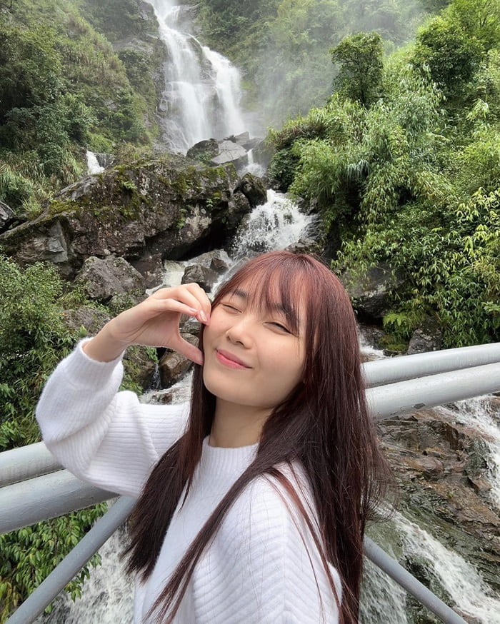 thác nước ở Tam Đảo - Thác Bạc