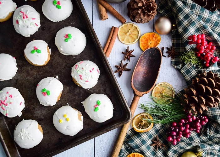 Bánh quy Pryaniki là món ăn Giáng sinh ở Nga 