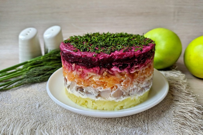 Shuba là món ăn Giáng sinh ở Nga 