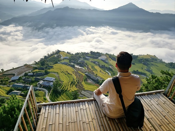 Bản Phùng là điểm săn mây ở Hà Giang mang đầy sức hút