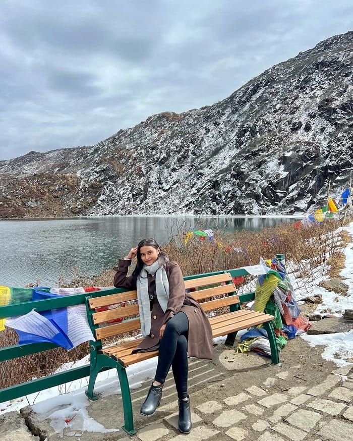 Check in ở hồ Tsomgo Ấn Độ
