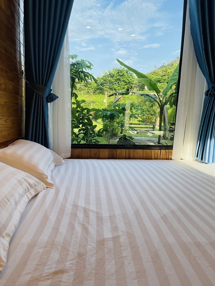 La Bằng Farmstay Thái Nguyên với những phòng nghỉ có view tuyệt đẹp