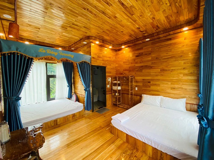 La Bằng Farmstay Thái Nguyên với những phòng nghỉ ấm cúng