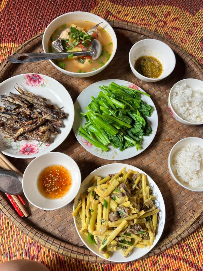 ẩm thực làng cộng đồng Chênh Vênh Quảng Trị 