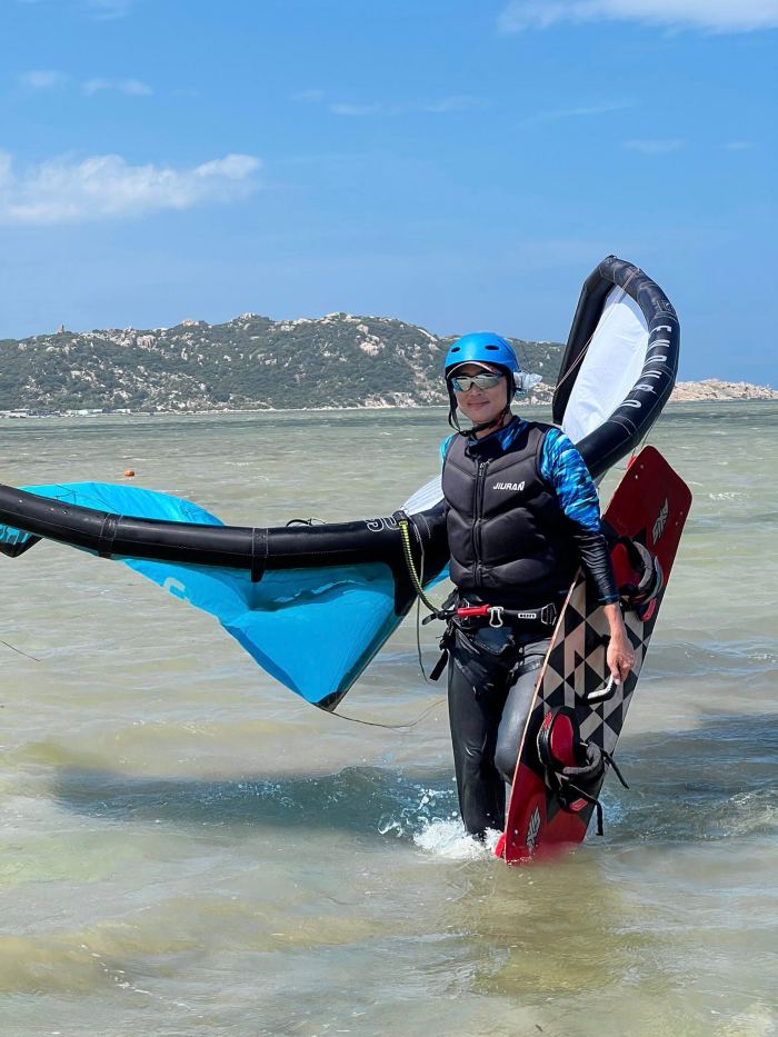 Lướt ván diều ở Mũi Né Bãi Rạng