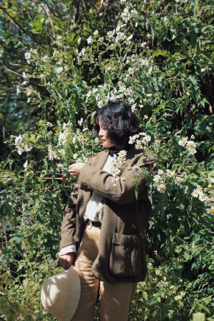 ngắm p hoa dã quỳ trắng Đà Lạt Cala Lily