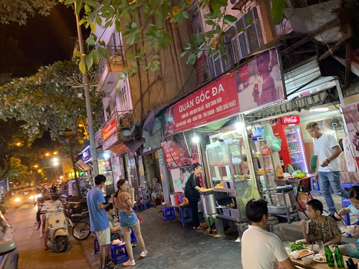 quán ăn ngon gần Nhà thờ Lớn Hà Nội - Bánh gối Gốc đa