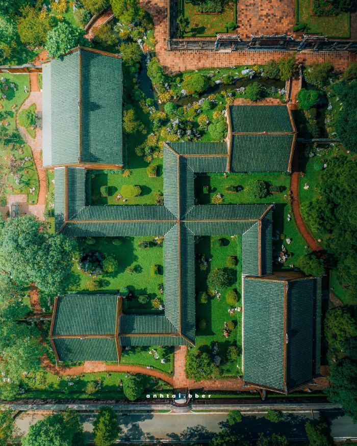 cấu trúc Vườn Thiệu Phương Huế 